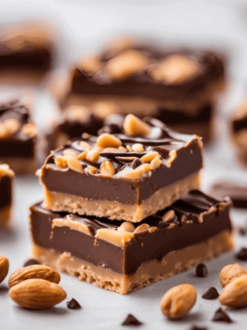No Bake Chocolate Peanut Butter Bars 360x480 1