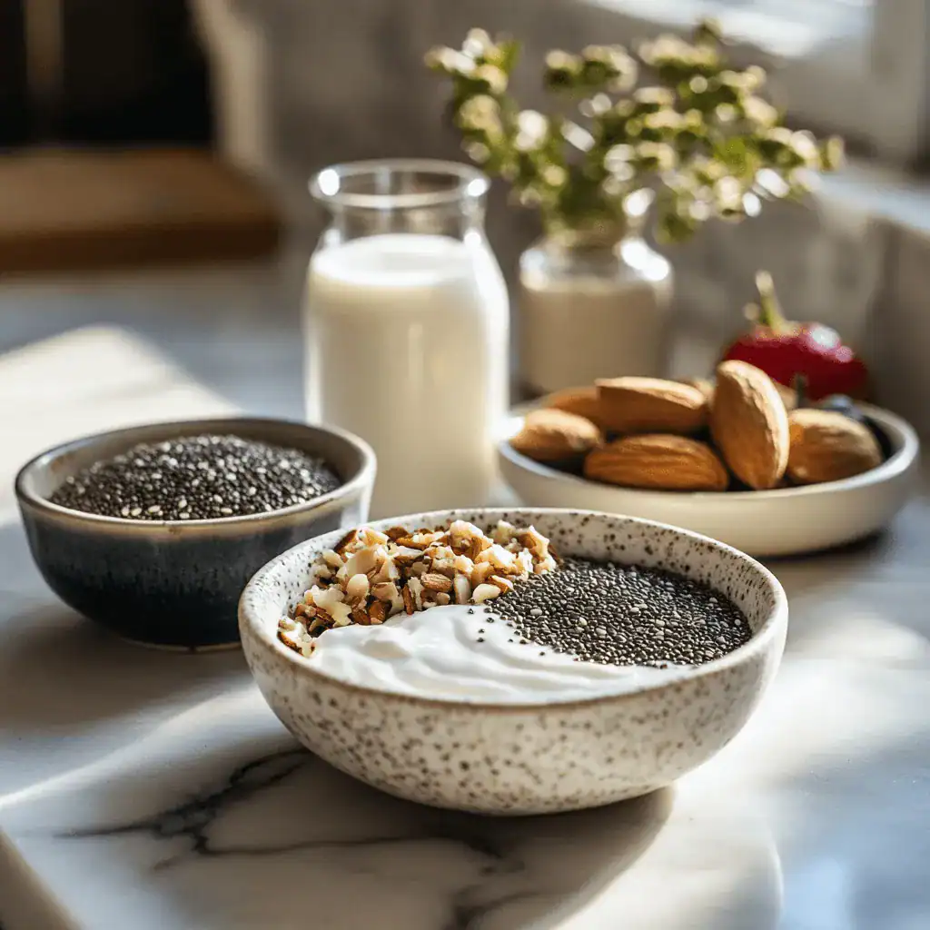chia seed protein nutrients in breakfast
