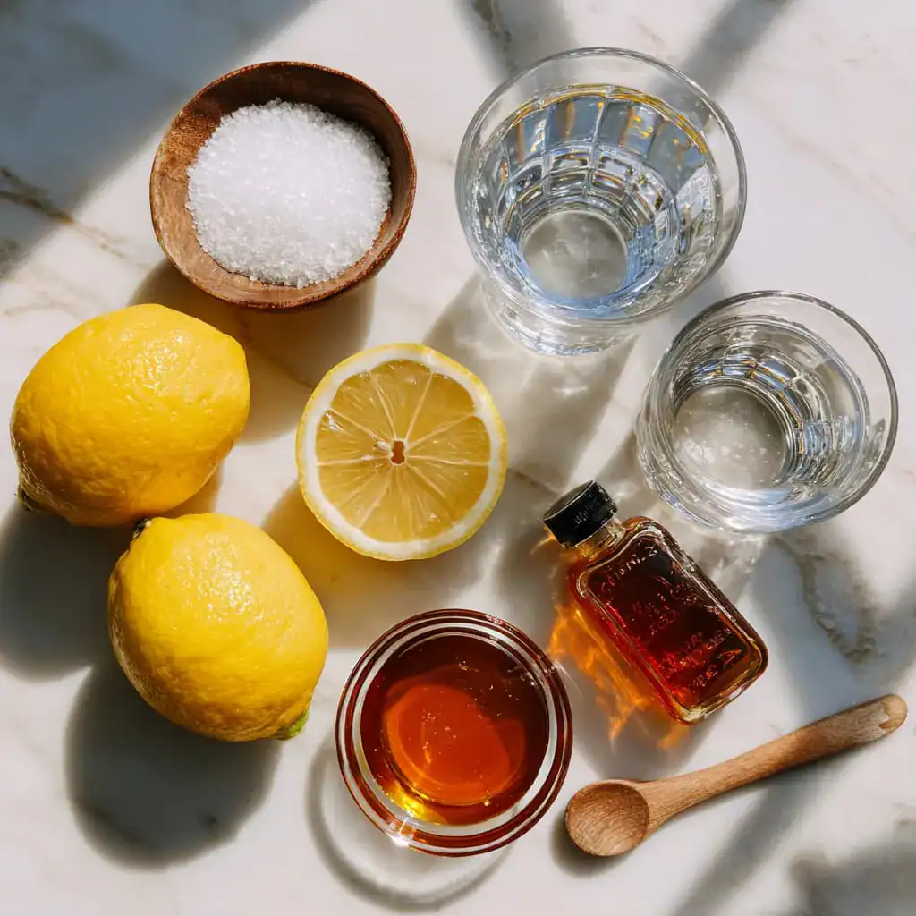 ingredients for homemade electrolyte drink recipe
