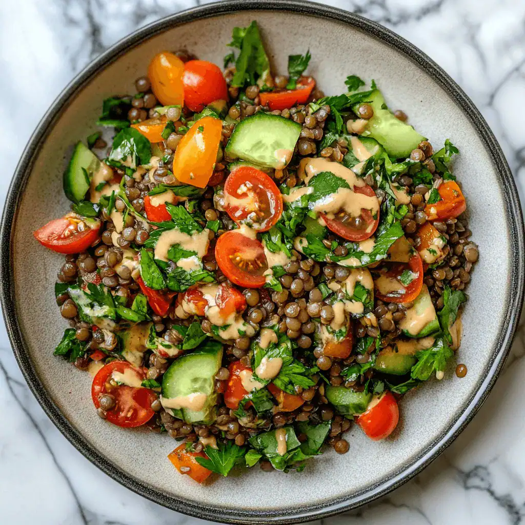 lentil salad with tahini mounjaro recipe alternative