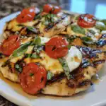 grilled chicken margherita olive garden close-up on plate